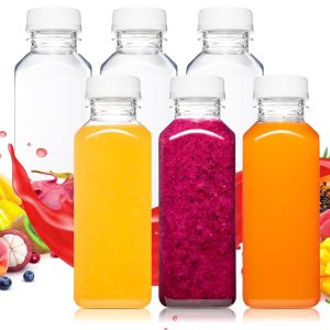 New Stock Arrival Unique Shaped Juice Bottles Biodegradable Bottle Juice Pet
