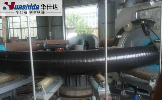 Steel Pipe Bend Elbow Derusting 3PE 3lpe Vus Anticorrosion Coating Line
