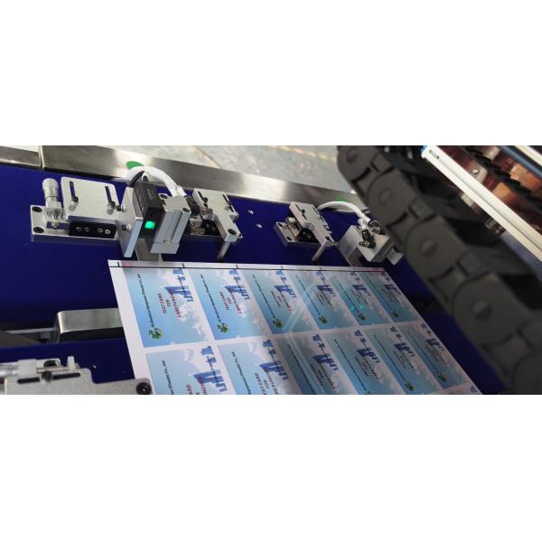 Semi-auto Plastic Card Sheet Puncher Servo Motor 3-up Smart Card Production Machine YLP-3