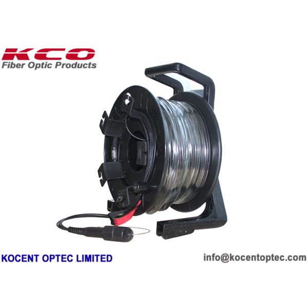 Buy CPRI 100m Armored Outdoor Fiber Optic Patch Cable 4.8mm G657A Rooling Car Cable Drum for Military at wholesale prices