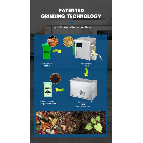 Kitchen Equipment Garbage Disposal Machine Commercial Food Waste Disposer