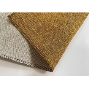 Brushed Linen Sofa Fabric Faux Slub Effect Home Textile