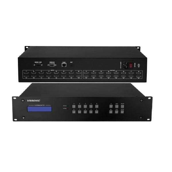High Speed Switching UHD4Kx2K HDMI 16x16 Matrix Switcher With WEB GUI And IOS