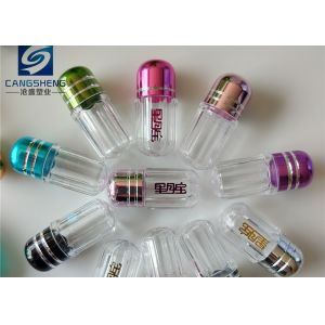 Single Capsule Plastic Bottle With Metal Cap 5g ISO9001
