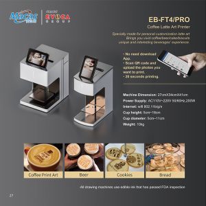 5-15S Selfie Coffee Printing Machine Latte Printer 220VAC