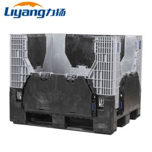 Saving Space Folding Crate Box Collapsible Plastic Shipping Crates