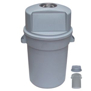 80L 100L 120L Plastic Trash Can On Wheels Thickened Round Trash Can