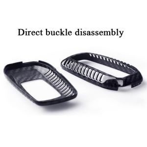 Alphard Black Anti Scratch Carbon Fiber Car Key Case