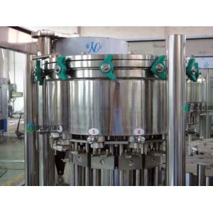 Ectric Carbonated Filling Machine 3000 - 4000BPH , Automatic PET Filling Line