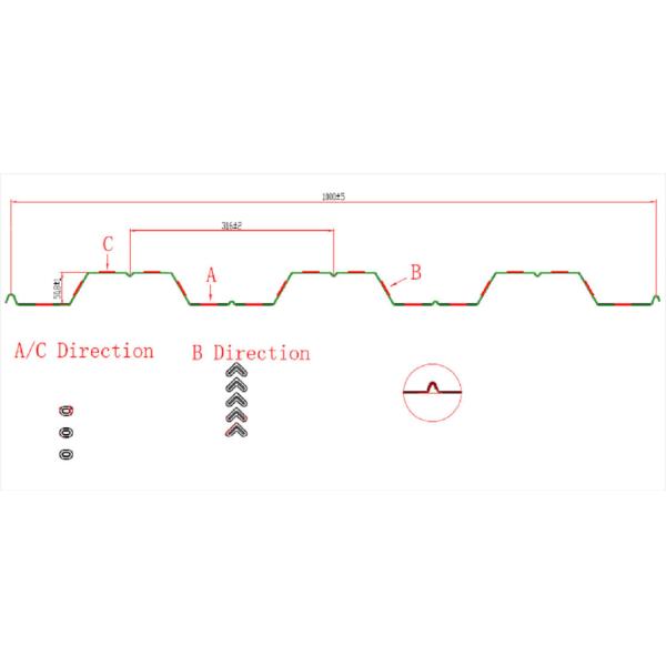 YX51-316-1000 Decking Roll Forming Machine Steel Decking Floor Decking Metal Forming