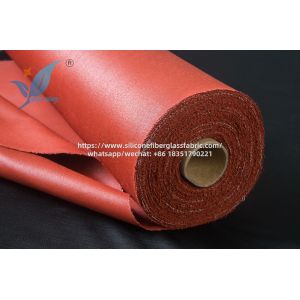 Red Silicone Fiberglass Fabric Petrochemical Plant Lining