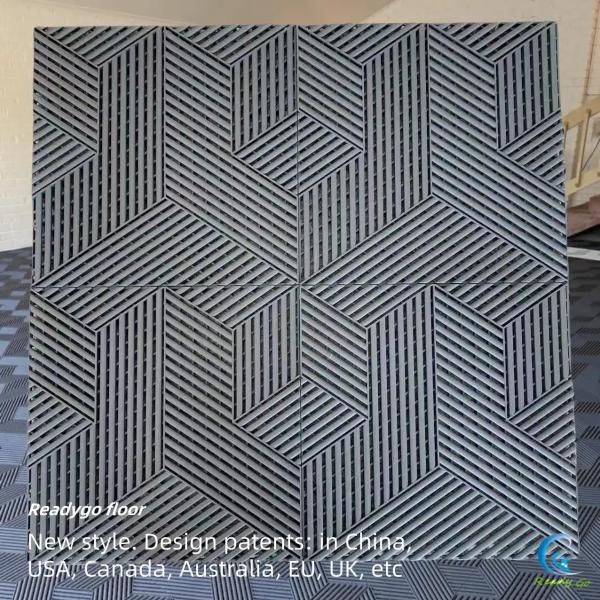 Buy Outdoor Garage Tiles Interlocking Scratch Resistant Plastic Garage Floor Tile at wholesale prices