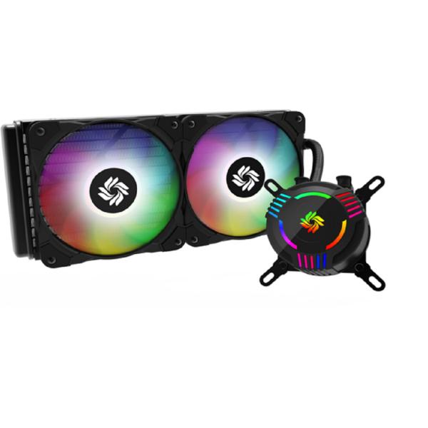 China 240mm ARGB Liquid CPU Cooler with 400mm Rubber Hose and PWM Fan 1800 RPM for LGA1700 & AM5 Sockets on sale China 240mm ARGB Liquid CPU Cooler with 400mm Rubber Hose and PWM Fan 1800 RPM for LGA1700 & AM5 Sockets on sale
