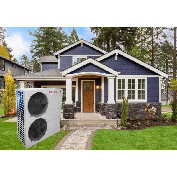 Meeting room heating monobloc EVI heat pump air to water 380V/60Hz R410A/R417A