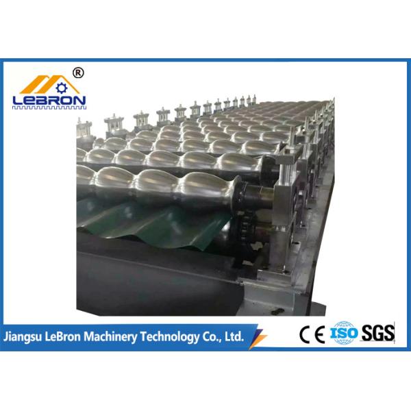 380V 50HZ 3 Phase Glazed Tile Roll Forming Machine For Color Steel Tile Production