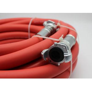 3/4And 1 Rubber Air Hose Assembly , Jack Hammer Hose with Claw Fittings