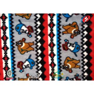 China Arab Fashion Printed Velvet Velour Fabric , Polyester And Spandex Material on sale