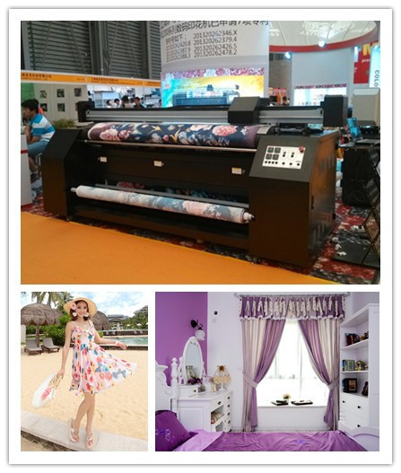 Buy Double Epson Dx7 Printhead Printer Noiseless Textile Printing Machinery at wholesale prices