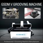 1240 CNC V Cutting Machine For Signage Production High Speed V Grooving Machine