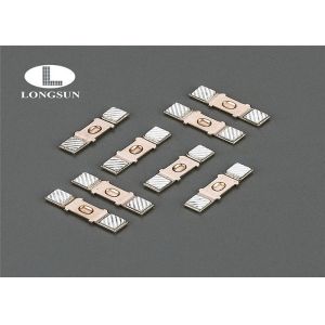Contact Component Stamping Parts / Brass Electrical Spring Contacts For