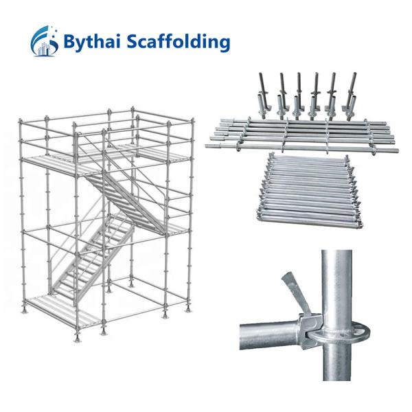 Corrosion-Resistant Ringlock System Vertical Standard Scaffolding Accessories