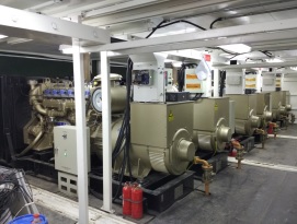300KW Industrial Natural Gas Generator With 380KVA Backup Power Supply