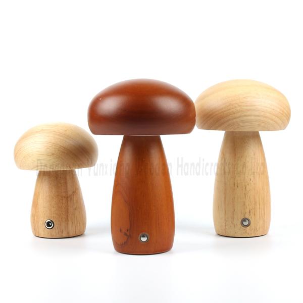 Custom Wooden Mushroom Lamp, Night Light for Birthday Gifts