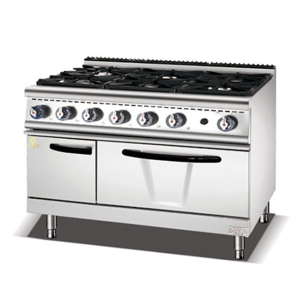 Commercial Stainless Steel Gas Restaurant Cooking Equipment 176kg Heavy Duty Gas