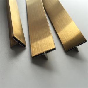 T Stainless Steel Gold Silver Aluminium Tile Trim 8mm 10mm