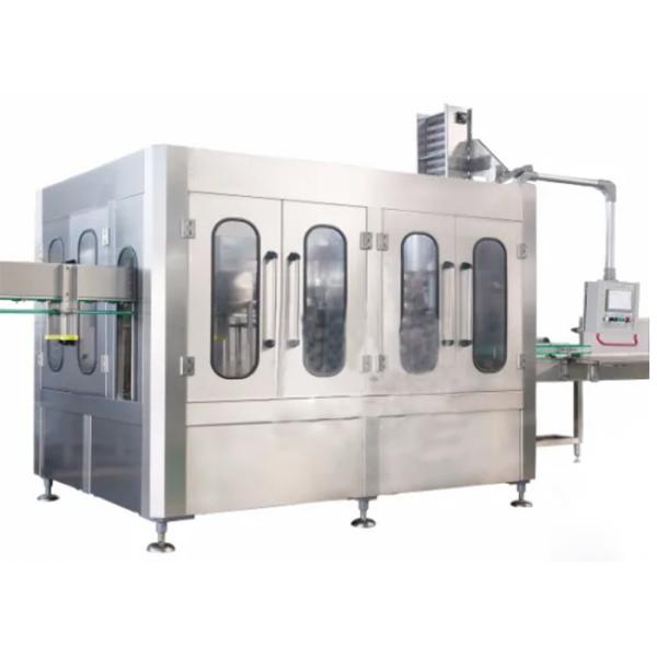 Drinking Soda Water Filling Machines Bottle Washing Rinsing Filling Capping
