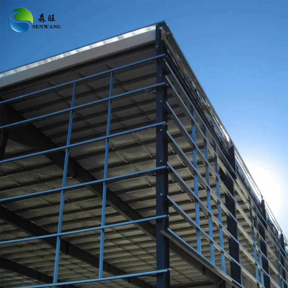 White Wall Color Steel Structure Warehouse with 7~9 Grade Earthquake Resistance