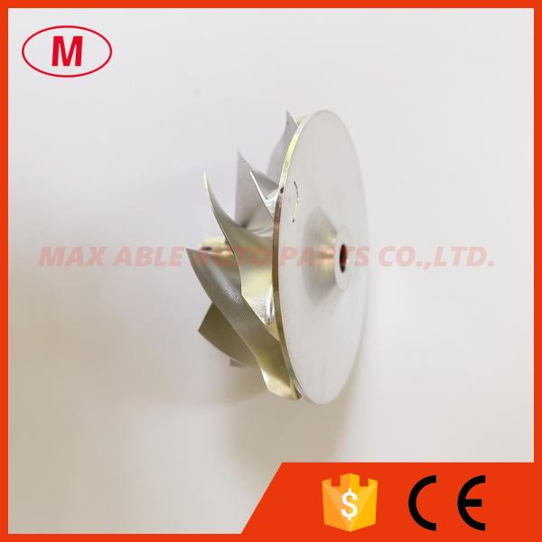G25-550 reverse 48.35/60.00mm 9+0 Blades Point milling turbo aluminum 2618/Milling/billet compressor wheel