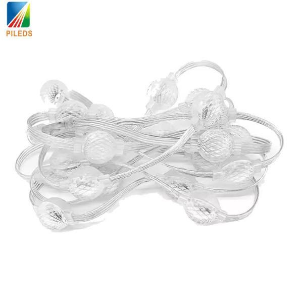 360 Degree Smart Remote Control RGB LED Pixel Ball 12V 25mm Aluminum Body White Emitting 50mm