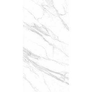 Large Slab White Glossy Polished 2400*1200 Bathroom Ceramic Tile