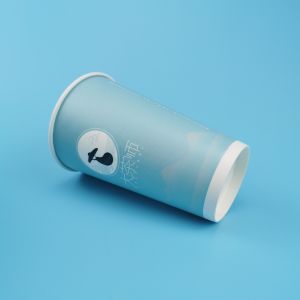 Customized 9Oz FDA Tested Food Grade Thick Paper Cups