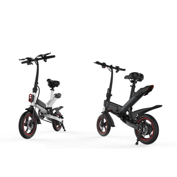 12 Inch Lithium Fold Up Electric Bike Environmental Protection Intelligent