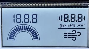 Quality Custom Segment LCD Display for Instruments Custom HTN LCD Display with Backlight for sale