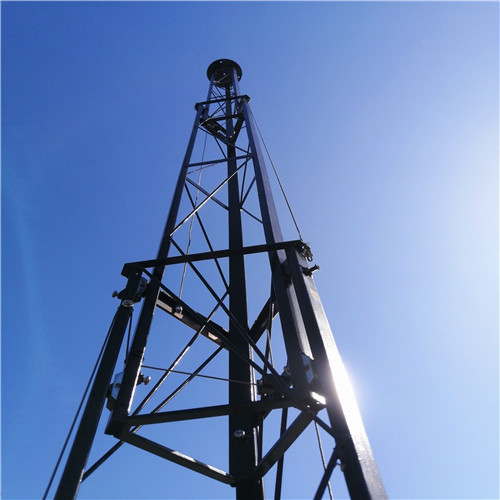 Movable 20M Aerial Aluminum Telescopic Winch Up Tower