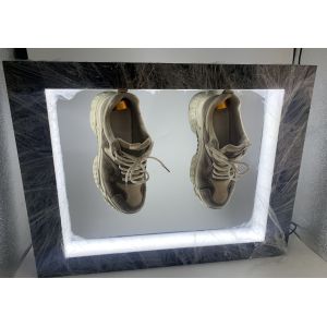 Buy cheap NEW magnetic levitation floating double shoes display racks from wholesalers