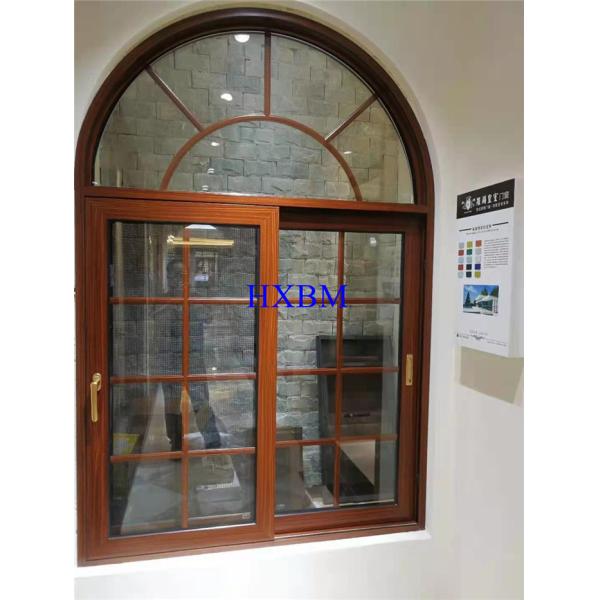 5mm Glass Aluminum Arched Casement Window EPDM Gasket