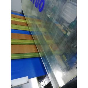 Servo Motor Curved Conveyor Sliced Sponge Cake Baking Equipment