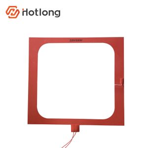 Thin Lightweight Curved Fiberglass Reinforced Silicone Rubber Heater