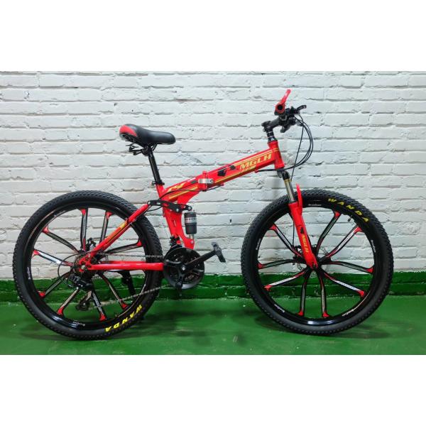 20 Inch Fold Up Bicycles For Adults Steel Frame Inner Painting Length 1.33m