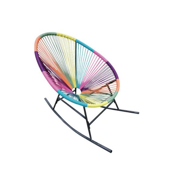 Buy BSCI Approved Outdoor Rattan Rocking Chair Fire Resistant For Bistro at wholesale prices