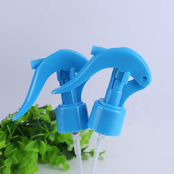 Buy 24mm 28mm Mini Trigger Sprayer Blue Plastic Trigger Sprayer Pump at wholesale prices