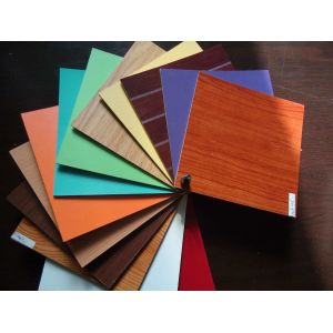 E1 Formaldehyde Emission Commercial Grade Plywood , Melamine Faced Plywood