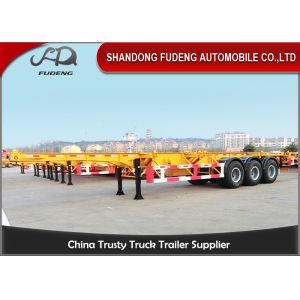 BPW / FUWA Axle Skeleton Chassis Container Trailer 20ft 40ft Dimension