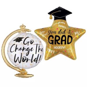 Graduation Trophy Outstanding Student Woodpecker Medal Rainbow Shaped Foil