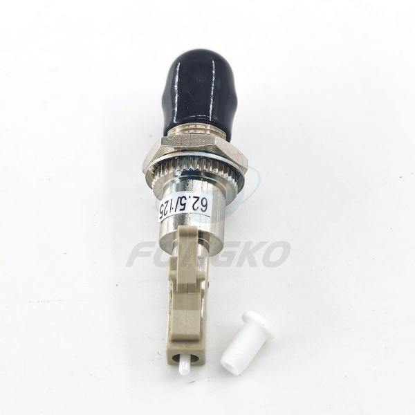 LC To ST Male To Female Metal Fiber Optic Hybrid Adapter Low Insertion Loss