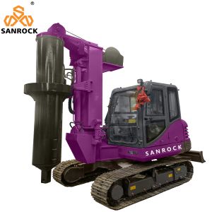 Rotary Borehole Drilling Rig Construction Machinery Hydraulic Small Rotary